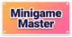 "Minigame Master" inscription for the Mario Party Superstars trophy in the Trophy Creator application