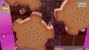 Mario on cookie-like cogs in the Super Mario 3D World course Cookie Cogworks