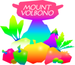 Mount Volbono sticker from Super Mario Odyssey.