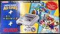 SNES bundle pack with Super Mario All-Stars and Super Mario World