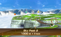 Sky Peak 2 overview from Mario Sports Superstars