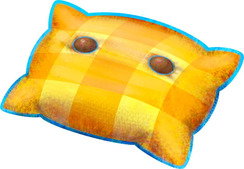 File:Yellow Pillow Artwork - Mario & Luigi Dream Team.png