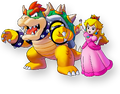 Bowser and Peach