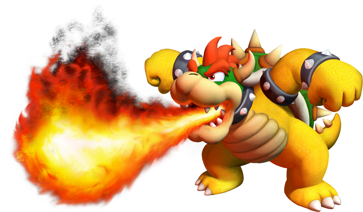 The Super Mario Bros. Movie – 7” Feature Bowser with Fire