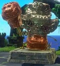 A Statue from Donkey Kong Bananza: DK Island & Emerald Rush