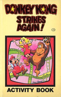 Front cover of Donkey Kong Strikes Again!: Activity Book.