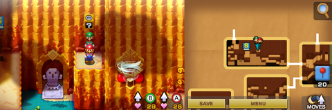 Eighteenth block in Hoohoo Mountain of Mario & Luigi: Superstar Saga + Bowser's Minions.