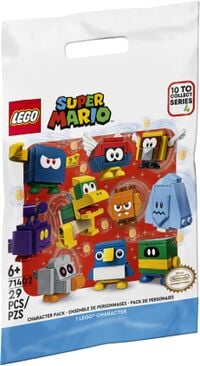 The packaging of series 4 of the LEGO Super Mario Character Packs.
