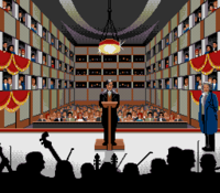 Ludwig van Beethoven in the SNES release of Mario's Time Machine