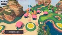 Hole 15 of Shelltop Sanctuary's Pro layout from Mario Golf: Super Rush