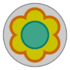 Daisy emblem from Mario Kart 8