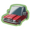 A sticker from Mario Kart World