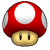 Icon of the Mushroom Cup from Mario Kart Wii