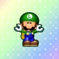 Picture of Mini Luigi from Mini Mario & Friends: amiibo Challenge Trivia Quiz