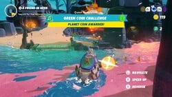 The Green Coin Challenge in the Melodic Gardens in Mario + Rabbids Sparks of Hope
