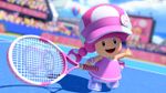 Toadette, in her alternate outfit, posing at the start of a match