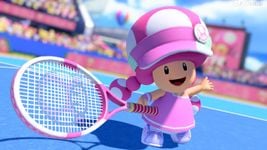 Toadette, in her alternate outfit, posing at the start of a match