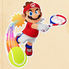 A sticker for the player card in Mario Tennis Fever