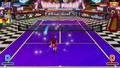 A regular match on Waluigi's Pinball Arcade
