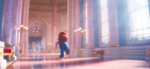 Mario in the halls of Peach's Castle