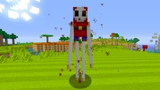 A Stilt Guy in Minecraft: Wii U Edition