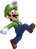 Artwork of Luigi jumping from New Super Mario Bros. U