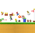 Artwork for the Super Mario-styled Home menu