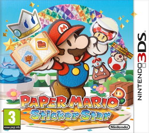 Paper Mario: Sticker Star european box art