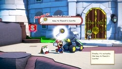 Mario finally finds the Key to Peach's Castle