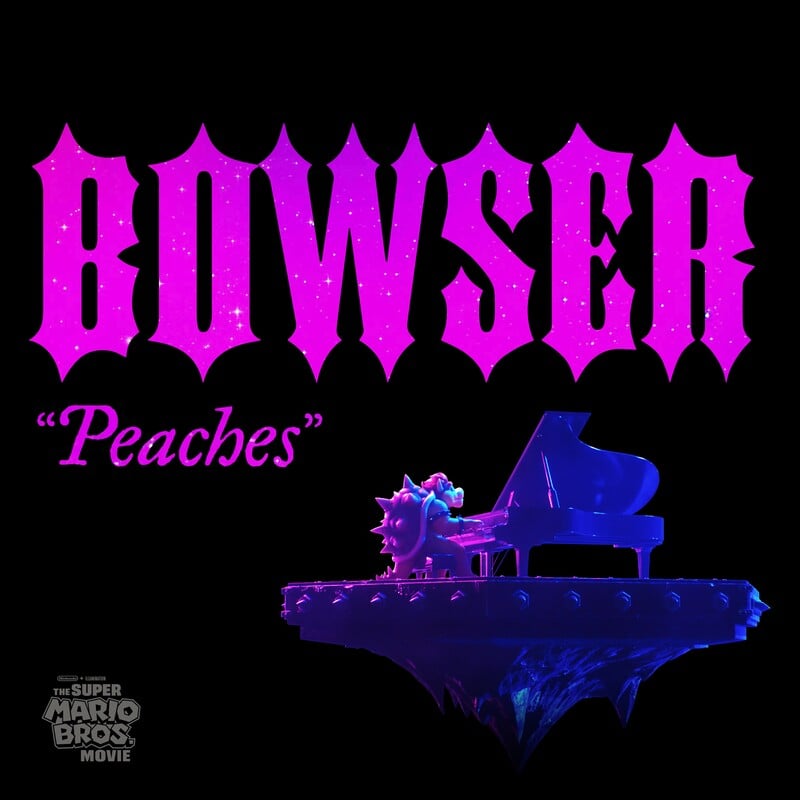 Peaches song by boweser super mario bros lyrics｜TikTok Search