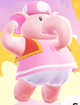 A screen shot of Elephant Toadette from the Super Mario Bros. Wonder Direct