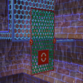 Screenshot of a green panel from Super Mario Sunshine.