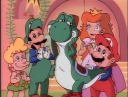 The intro for the Super Mario World cartoon