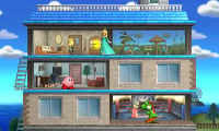 Tomodachi Life stage in Super Smash Bros. for Nintendo 3DS.