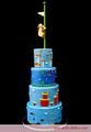 The Super Mario Bros.-themed cake celebrating Mario's 25th anniversary.