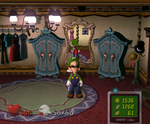 Mirror in the Wardrobe Room from Luigi's Mansion