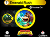 The selection screen for a scene from the Donkey Kong Bananza theme for Nintendo Sound Clock: Alarmo