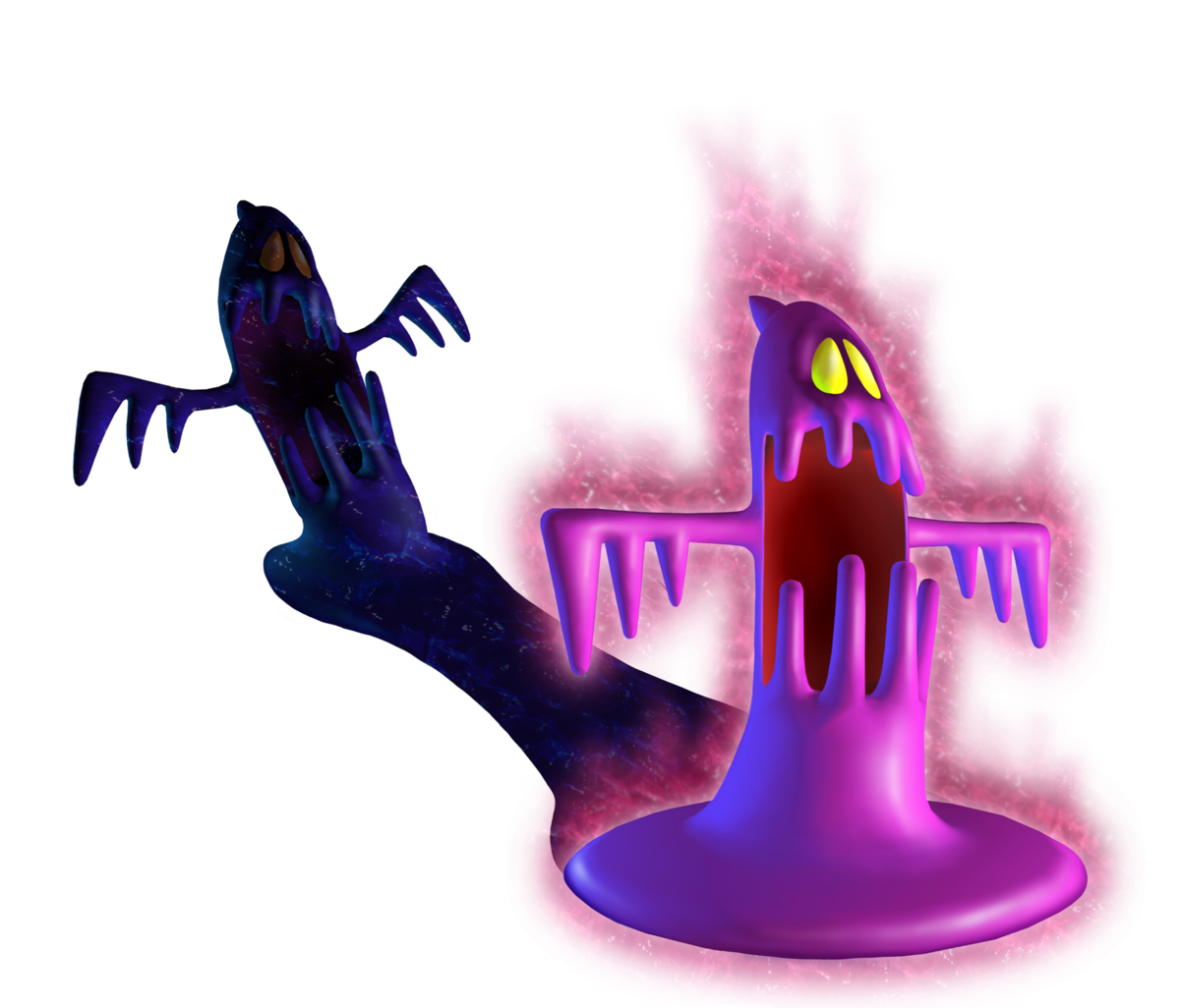 Purple ghost luigi's mansion 3