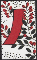 Second card of July in the Club Nintendo Hanafuda deck.