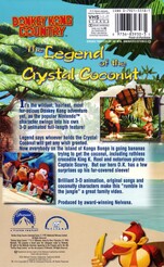 The front and back covers for Donkey Kong Country: The Legend of the Crystal Coconut