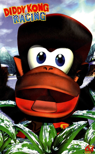 File:DKR Diddy Kong pinup.png