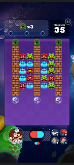 Stage 281 from Dr. Mario World