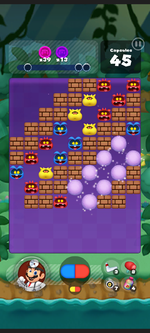 Stage 343 from Dr. Mario World