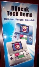 The DSpeak tech demo at Nintendo's E3 2005 booth