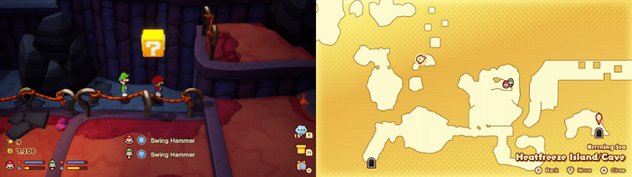 18th block in Heatfreeze Island from Mario & Luigi: Brothership