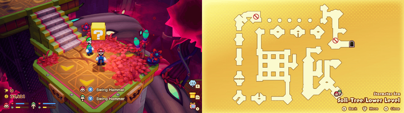 Block 13 in the Soli-Tree from Mario & Luigi: Brothership