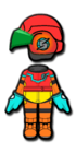 Samus Mii racing suit from Mario Kart 8