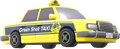 Model of a taxi from Mario Kart 8
