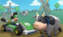 Windmill Meadows course icon from Mario Kart Live: Home Circuit