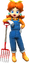 Daisy (Farmer) from Mario Kart Tour